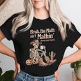 Bruh The Math Ain't Mathin' Show Your Work Halloween Teacher Women T-shirt Gifts for Her