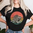 Camicia Procione Trash Panda Retro Style Animal Raccoon Lovers Maglietta da donna Regalos para ella