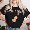 Cello Girl Cello Playerioloncello Cellist S T-shirt Frauen Geschenke für Sie