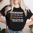 Chef's Kitchen Rules Chef Women's T-shirt Frauen Geschenke für Sie