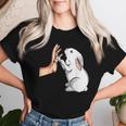 Conejo Amor Conejo Divertido Regalo De Pascua Para Es Y Niñas Camiseta de mujer Regalos para ella