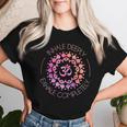 Damen Yoga Meditation Mandala Inhale Exhale Outfit T-shirt Frauen Geschenke für Sie