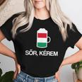 Ein Bier Bitte Auf Hungarian Beer T-shirt Frauen Geschenke für Sie