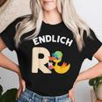 Endlich Rente Duck Retirement Pensioner Women's T-shirt Frauen Geschenke für Sie