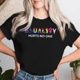 Equality Hurts No One Rainbow Gay Pride Lgbt Human Rights Women T-shirt Gifts for Her