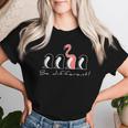 Flamingo Funky Pink Flamingo Penguin Be Different T-shirt Frauen Geschenke für Sie