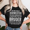 Birthday Ich Bin Stolze Schwester Bruder T-shirt Frauen Geschenke für Sie