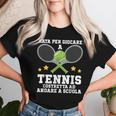 Giocatore Di Tennis Ragazza Tennista Tennis Regalo Tennisti Maglietta da donna Regalos para ella