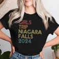 Girls Trip Niagara Fall 2024 Summer Vacation Friends Family Women T-shirt Gifts for Her