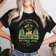 Grizzly 399 Queen Of The Tetons National Park Bear Lovers Women T-shirt Gifts for Her