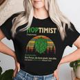 Hoptimist Beer Lover Craft Beer T-shirt Frauen Geschenke für Sie