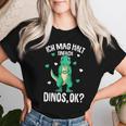 Ich Mag Halt Dinos Dinosaur T-Rex Girls' Children's Dinosaur T-shirt Frauen Geschenke für Sie