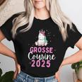 Ich Werde Große Cousin 2025 Unicorn Girls' Cousin T-shirt Frauen Geschenke für Sie