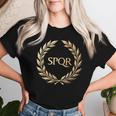Imperio Romano Spqr Camiseta de mujer Regalos para ella