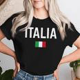 Italia Bandera Hombres Es Niños Italia Camiseta de mujer Regalos para ella