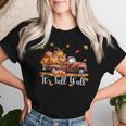 It's Fall Y'all Pumpkin Truck Autumn Tree Hello Fall Women T-shirt Gifts for Her