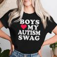 Jungen Lieben Meinen Autismus Swag Lustige Autistische Mädchen Bewusstseins-Idee T-shirt Frauen Geschenke für Sie