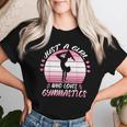 Just A Girl Who Loves Gymnastics Meet Gymnastics Practice Women T-shirt Gifts for Her