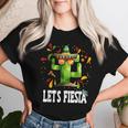 Let's Fiesta Cactus Mexican Party Tacos Nacho Avocado T-shirt Frauen Geschenke für Sie