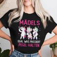 Mädels Egal Was Passiert Pegel Halten Girls' Evening Unicorn S T-shirt Frauen Geschenke für Sie