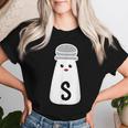 Mrs Salt Shaker Costume For For Fancy Dress Wife She T-shirt Frauen Geschenke für Sie