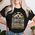 Name Christian Wenn Christian Es Nicht Reparieren Kann T-shirt Frauen Geschenke für Sie