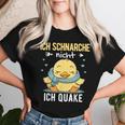 Nightdress Ich Schnarche Nicht Ich Quake Sleep Duck T-shirt Frauen Geschenke für Sie