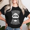 Nonoglio Soluzionioglio Solo Lamentarmi Di Panda Kawaii Maglietta da donna Regalos para ella