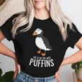 Nur Ein Mädchen Das Puffin Liebt Puffin Parrot T-shirt Frauen Geschenke für Sie