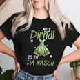 Oktoberfest Women's Costume Mei Dirndl Is In Da Wäsch T-shirt Frauen Geschenke für Sie