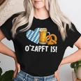 O'zapft Is Beer Drink Saying Beer Tent T-shirt Frauen Geschenke für Sie