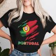 Portuguese Flag Women's Children's Portugal T-shirt Frauen Geschenke für Sie