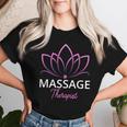 Regali Di Terapia Di Massaggio Per Uomini Donne Massaggiatore Maglietta da donna Regalos para ella
