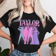 Retro Taylor First Name Personalized Groovy Birthday Girl Women T-shirt Gifts for Her