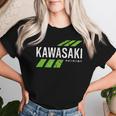 Retrointage Kawasaki Green City For Or Women T-shirt Frauen Geschenke für Sie