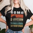 Roma Italia Coliseo Souvenir Italiano Regalo Sin Mangas Camiseta de mujer Regalos para ella