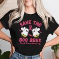 Save The Boobees Breast Cancer Halloween Woman Women T-shirt Gifts for Her