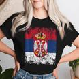 Serbia Flag For And Serbia T-shirt Frauen Geschenke für Sie