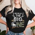 Sister Of The Big One Birthday Boy Deer Hunter Camouflage Women T-shirt Gifts for Her