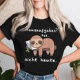 Sloth Boy Girl Sloth Sleep School Child T-shirt Frauen Geschenke für Sie