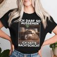 With Sloth I Ich Kann So Sehen Ich Hatte Nightshift T-shirt Frauen Geschenke für Sie