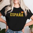 Spain For Children Spanish Flag Red España Blue T-shirt Frauen Geschenke für Sie