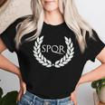 Spqr Roman Eagle T-shirt Frauen Geschenke für Sie