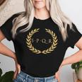 Spqr Senatus Populus Que Romanus Roman Republic Roman Republic Roman B T-shirt Frauen Geschenke für Sie