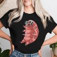 Tardigrade World Domination -Microbiologia With Back Print Maglietta da donna Regalos para ella