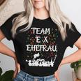 Team Ex Wife Divorce Party Partner T-shirt Frauen Geschenke für Sie