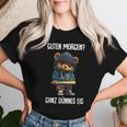 Teddy Bear Good Morgen Ganz Dünnes Eis Chicken T-shirt Frauen Geschenke für Sie