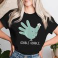 Turkey Glove Nurse Thanksgiving Women T-shirt Gifts for Her