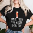 Wheat Beer Kann Trurenon Weizen Halten May Not Contain Traces T-shirt Frauen Geschenke für Sie