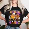 Will Trade Students For Candy Teacher Halloween Women T-shirt Gifts for Her